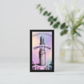 Iridescent holographic Beauty Makeup Artist Luxury 名刺 (スタンド正面)