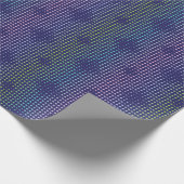 Iridescent Holographic Dots Pattern ラッピングペーパー (角)