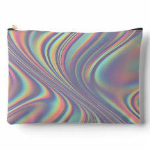 Iridescent Holographic Swirl Texture