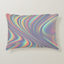 Iridescent Holographic Swirl Texture