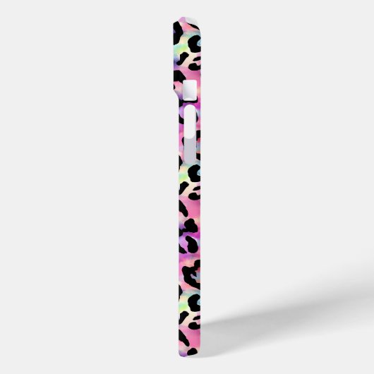 Iridescent Leopard Print Monogrammed Case-Mate iPhoneケース (裏面 / 左)