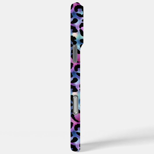 Iridescent Leopard Print Monogrammed Case-Mate iPhoneケース (裏面 / 右)