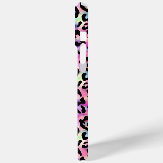 Iridescent Leopard Print Monogrammed Case-Mate iPhoneケース (裏面 / 左)