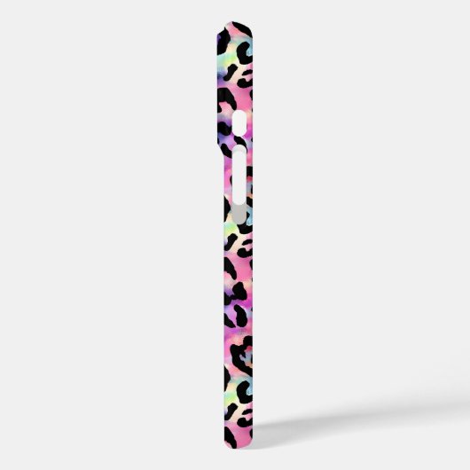 Iridescent Leopard Print Monogrammed Case-Mate iPhoneケース (裏面 / 左)