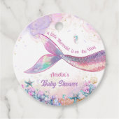 Iridescent Mermaid Tail Pastel Ocean Girl フェイバータグ (正面)