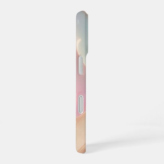 Iridescent Pastel Aurora Phone Case iPhone 16ケース (右側面)