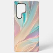 Iridescent Pastel Aurora Phone Case Samsung Galaxyケース (裏面)