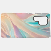 Iridescent Pastel Aurora Phone Case Samsung Galaxyケース (裏面横)