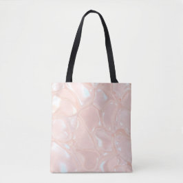 Iridescent Pearl Liquid Marble Aesthetic Tote Bag トートバッグ