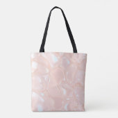 Iridescent Pearl Liquid Marble Aesthetic Tote Bag トートバッグ (裏面)