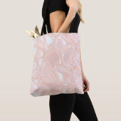 Iridescent Pearl Liquid Marble Aesthetic Tote Bag トートバッグ (クローズアップ)