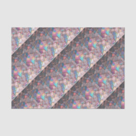 Iridescent Pearlized Faux Rose Gold Decoupage  薄葉紙