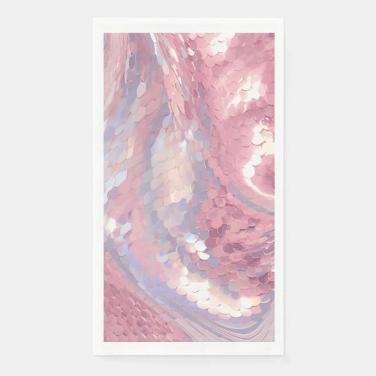 Iridescent Pink and Purple Sequin (正面)