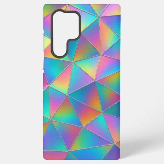 Iridescent Polygon Samsung Galaxyケース (裏面)