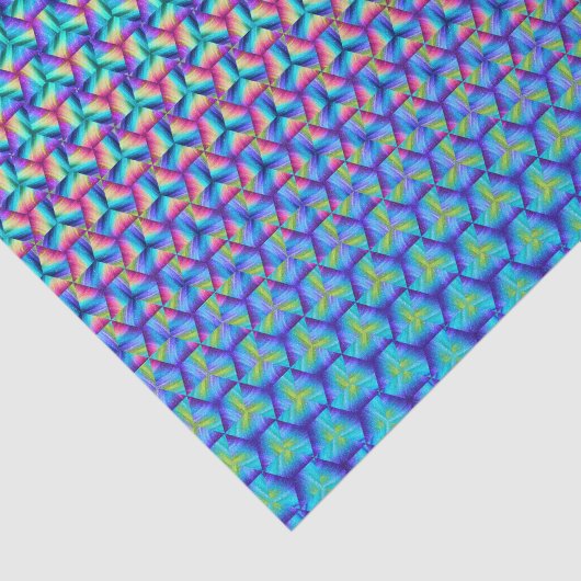 Iridescent Rainbow Turtle Shell Decoupage 薄葉紙 (詳細)