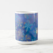 Iridescent snowflakes コーヒーマグカップ (中央)