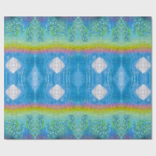 Iridescent, Sparkly, Rainbow Light ラッピングペーパー (フラット)