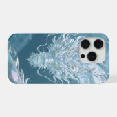 Iridescent Water Dragon Art Fantasy Dragon Design iPhoneケース (裏面横)