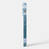 Iridescent Water Dragon Art Fantasy Dragon Design  iPhoneケース (左側面)