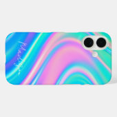 Iridescent Wave Flow Case-Mate iPhoneケース (裏面 (横))