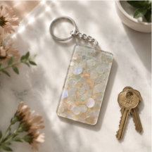 Iridescent White Pearl Bubble Opalescent Cream