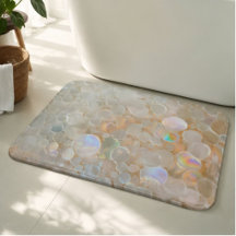 Iridescent White Pearl Bubble Opalescent Cream