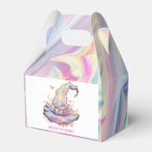 Iridescent Witch Hat Birthday  フェイバーボックス (正面サイド)