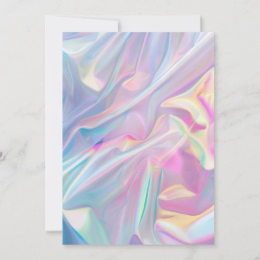 Iridescent Witch Hat Wickedly Good Time Birthday  招待状 (裏面)