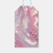 Iridesecent Pink and Purple Sequin ギフトタグ (正面)