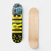 IRIE HOUSE JMT 7 3/4" スケートボードデッキ (正面)