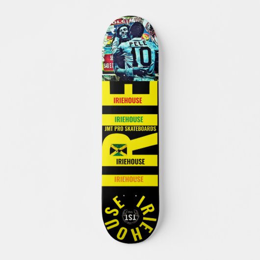IRIE HOUSE JMT 7 3/4" スケートボードデッキ (正面)
