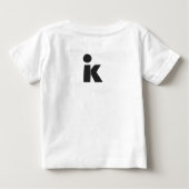 iRiE KiDZ® 'ジャマイカ国旗の色'ベビーTシャツ ベビーTシャツ (裏面)