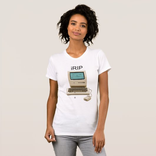 iRIPのスティーブの捧げ物の女性ワイシャツ Tシャツ (正面フル)