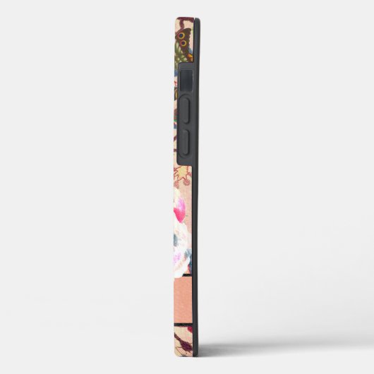 IRISとWILLIAM MORRIS iPhone 12ケースDIY名 Case-Mate iPhoneケース (裏面 / 左)