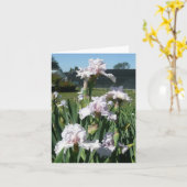 IRISカード – STAWBERRYつや消し-空白のノートカード カード (黄色い花)