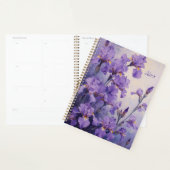 Iris Floral Spiral-Bound Planner Botanical Spring プランナー手帳 (ディスプレー)