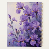 Iris Floral Spiral-Bound Planner Botanical Spring プランナー手帳 (裏面)