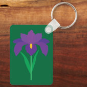 Iris Flower キーホルダー (裏面)