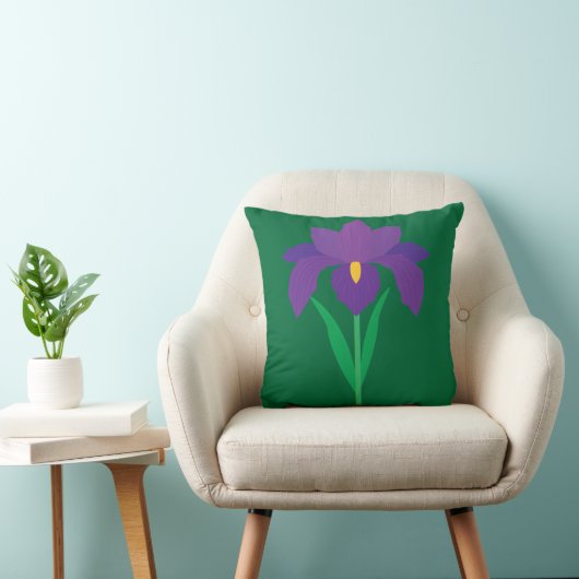 Iris Flower クッション (椅子)