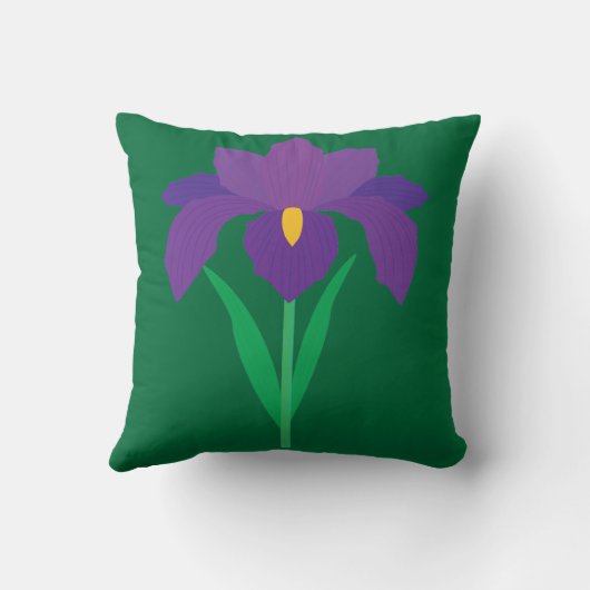 Iris Flower クッション (裏面)