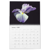 Iris Flower Photography  カレンダー (1月 2027)