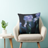 Iris Flowers at Twilight Beach Towel クッション (椅子)