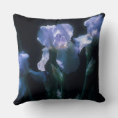 Iris Flowers at Twilight Beach Towel クッション (裏面)