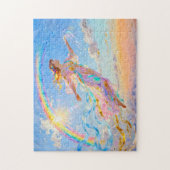 Iris Goddess of the Rainbow from Greek Mythology ジグソーパズル (縦)