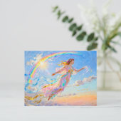 Iris Goddess of the Rainbow from Greek Mythology ポストカード (スタンド正面)