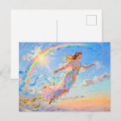 Iris Goddess of the Rainbow from Greek Mythology ポストカード (正面/裏面)