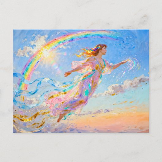 Iris Goddess of the Rainbow from Greek Mythology ポストカード (正面)
