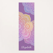 Iris Mandala Personalized Yoga Mat ヨガマット (正面)