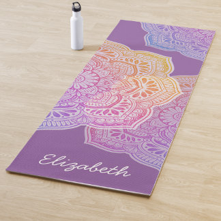 Iris Mandala Personalized Yoga Mat ヨガマット