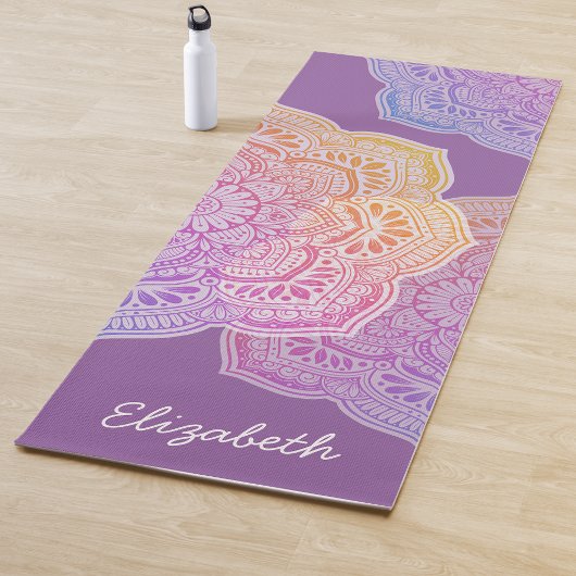 Iris Mandala Personalized Yoga Mat ヨガマット